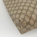 GUCCI GG Supreme Web Sherry Line Tote Bag PVC Beige Green Red Auth 117760-16