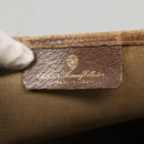 GUCCI GG Supreme Web Sherry Line Tote Bag PVC Beige Green Red Auth 117760-18