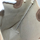 GUCCI GG Supreme Web Sherry Line Tote Bag PVC Beige Green Red Auth 117760-20