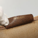 GUCCI GG Supreme Web Sherry Line Tote Bag PVC Beige Green Red Auth 117760-12