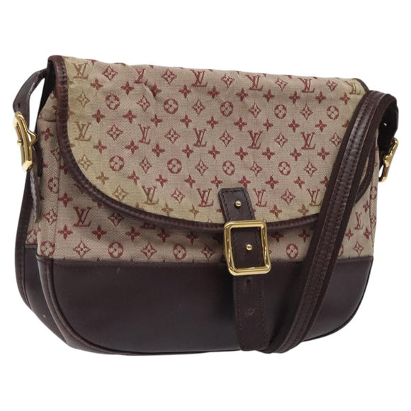 LOUIS VUITTON Monogram Mini Belanger Shoulder Bag Red M92671 LV Auth 117762