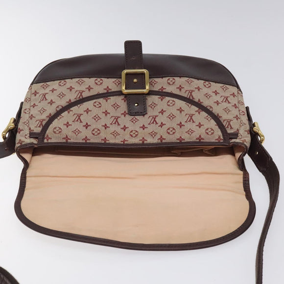 LOUIS VUITTON Monogram Mini Belanger Shoulder Bag Red M92671 LV Auth 117762