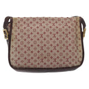 LOUIS VUITTON Monogram Mini Belanger Shoulder Bag Red M92671 LV Auth 117762-2