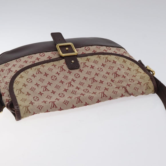 LOUIS VUITTON Monogram Mini Belanger Shoulder Bag Red M92671 LV Auth 117762