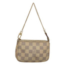 LOUIS VUITTON Damier Azur Mini Pochette Accessoires Pouch N63005 Auth 117763-1