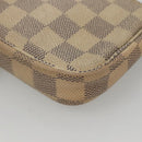 LOUIS VUITTON Damier Azur Mini Pochette Accessoires Pouch N63005 Auth 117763-15