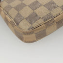 LOUIS VUITTON Damier Azur Mini Pochette Accessoires Pouch N63005 Auth 117763-16