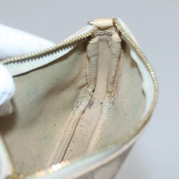 LOUIS VUITTON Damier Azur Mini Pochette Accessoires Pouch N63005 Auth 117763