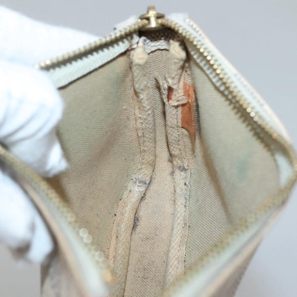 LOUIS VUITTON Damier Azur Mini Pochette Accessoires Pouch N63005 Auth 117763