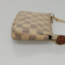 LOUIS VUITTON Damier Azur Mini Pochette Accessoires Pouch N63005 Auth 117763-3