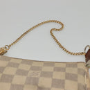 LOUIS VUITTON Damier Azur Mini Pochette Accessoires Pouch N63005 Auth 117763-8