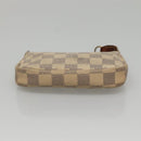 LOUIS VUITTON Damier Azur Mini Pochette Accessoires Pouch N63005 Auth 117763-5
