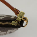 LOUIS VUITTON Monogram Graffiti Pochette Pouch White M92192 LV Auth 117771-14
