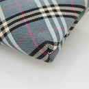 BURBERRY Nova Check Blue Label Shoulder Bag Canvas 2way Blue Auth 117772-9