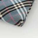 BURBERRY Nova Check Blue Label Shoulder Bag Canvas 2way Blue Auth 117772-15
