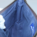 BURBERRY Nova Check Blue Label Shoulder Bag Canvas 2way Blue Auth 117772-20