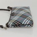 BURBERRY Nova Check Blue Label Shoulder Bag Canvas 2way Blue Auth 117772-4