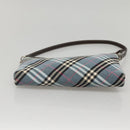 BURBERRY Nova Check Blue Label Shoulder Bag Canvas 2way Blue Auth 117772-5