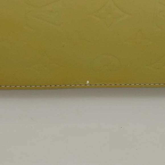 LOUIS VUITTON Monogram Vernis Reade MM Hand Bag Gris M91142 LV Auth 117778