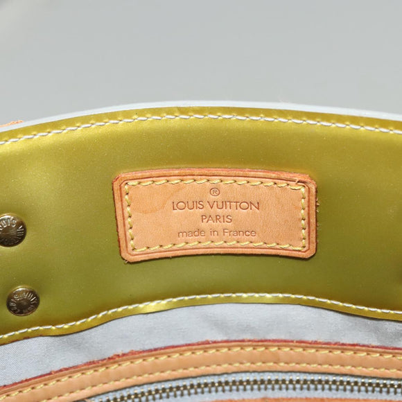 LOUIS VUITTON Monogram Vernis Reade MM Hand Bag Gris M91142 LV Auth 117778