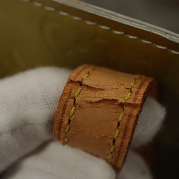 LOUIS VUITTON Monogram Vernis Reade MM Hand Bag Gris M91142 LV Auth 117778