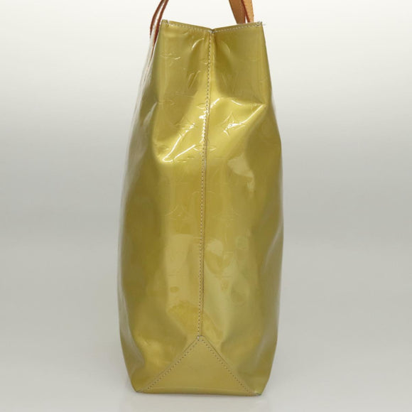 LOUIS VUITTON Monogram Vernis Reade MM Hand Bag Gris M91142 LV Auth 117778