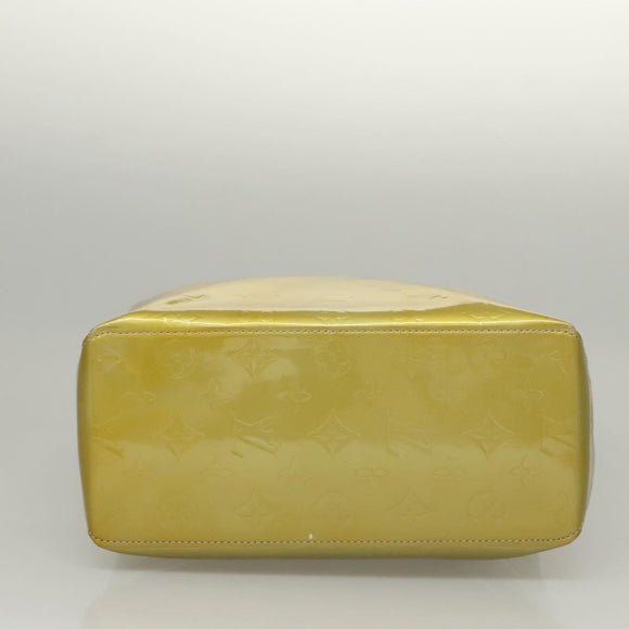 LOUIS VUITTON Monogram Vernis Reade MM Hand Bag Gris M91142 LV Auth 117778