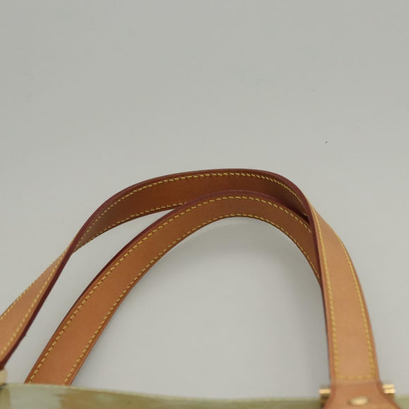 LOUIS VUITTON Monogram Vernis Houston Hand Bag Gris M91053 LV Auth 117780