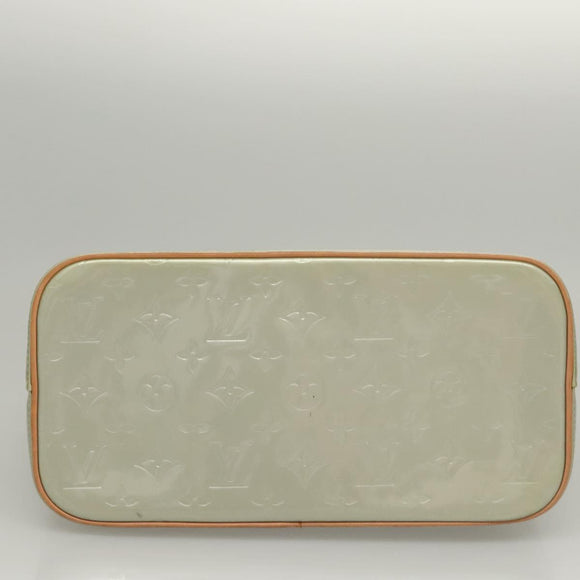 LOUIS VUITTON Monogram Vernis Houston Hand Bag Gris M91053 LV Auth 117780