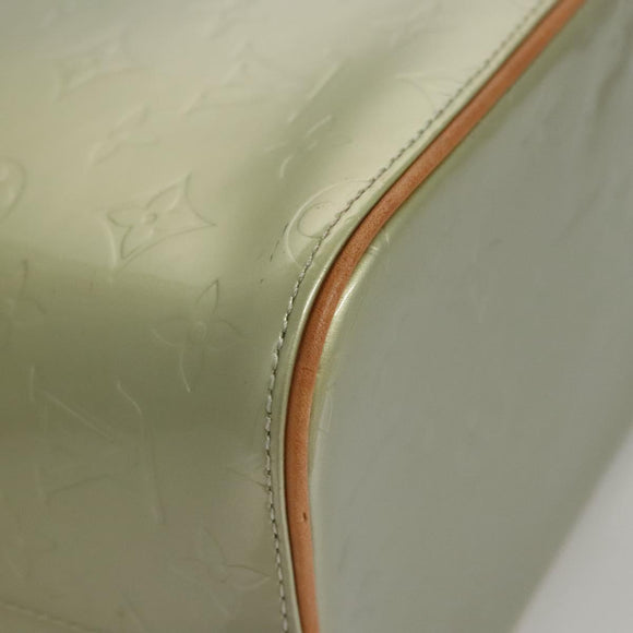 LOUIS VUITTON Monogram Vernis Houston Hand Bag Gris M91053 LV Auth 117780