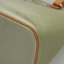 LOUIS VUITTON Monogram Vernis Houston Hand Bag Gris M91053 LV Auth 117780-16