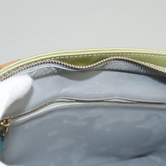 LOUIS VUITTON Monogram Vernis Houston Hand Bag Gris M91053 LV Auth 117780