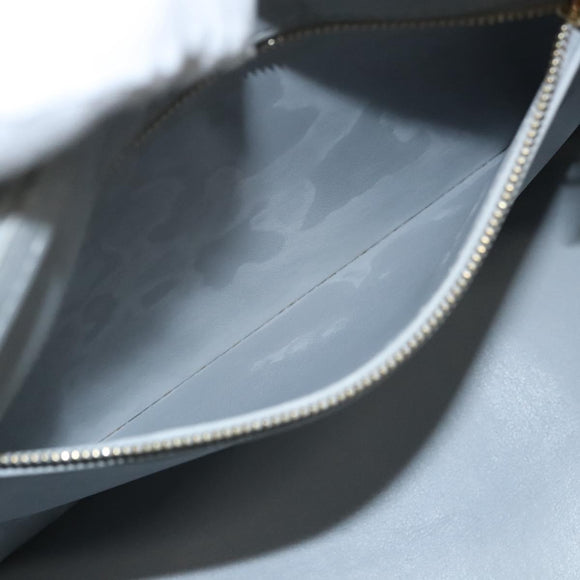 LOUIS VUITTON Monogram Vernis Houston Hand Bag Gris M91053 LV Auth 117780