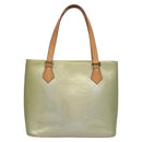LOUIS VUITTON Monogram Vernis Houston Hand Bag Gris M91053 LV Auth 117780-2
