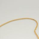 Christian Dior Trotter Canvas Chain Shoulder Bag Brown Gold Auth 117785-8