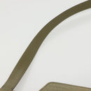 Salvatore Ferragamo Gancini Shoulder Bag Canvas Khaki Auth 117786-14