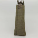 Salvatore Ferragamo Gancini Shoulder Bag Canvas Khaki Auth 117786-3