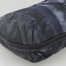 PRADA Shoulder Bag Nylon Blue Silver Auth 117789-14