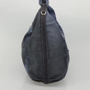 PRADA Shoulder Bag Nylon Blue Silver Auth 117789-3