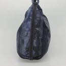 PRADA Shoulder Bag Nylon Blue Silver Auth 117789-4