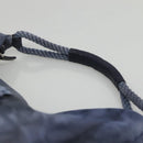 PRADA Shoulder Bag Nylon Blue Silver Auth 117789-8