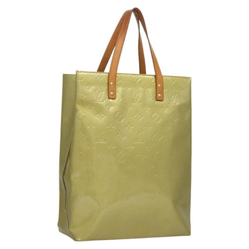 LOUIS VUITTON Monogram Vernis Reade MM Hand Bag Gris M91142 LV Auth 117797