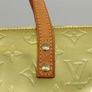 LOUIS VUITTON Monogram Vernis Reade MM Hand Bag Gris M91142 LV Auth 117797-10