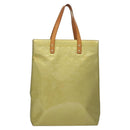 LOUIS VUITTON Monogram Vernis Reade MM Hand Bag Gris M91142 LV Auth 117797-13