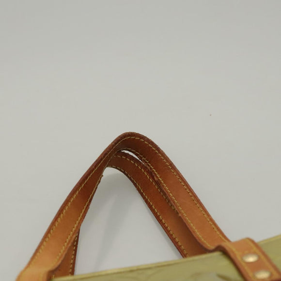 LOUIS VUITTON Monogram Vernis Reade MM Hand Bag Gris M91142 LV Auth 117797