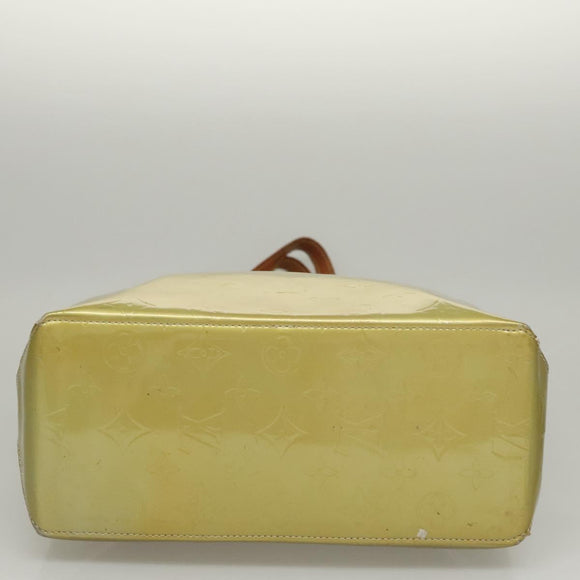 LOUIS VUITTON Monogram Vernis Reade MM Hand Bag Gris M91142 LV Auth 117797