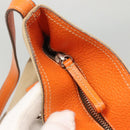 PRADA Tote Bag Canvas Beige Silver Auth 117799-9