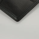 LOUIS VUITTON Epi Stretch Silver Fizz Hand Bag Black M54622 LV Auth 117803-14