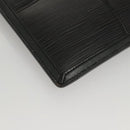 LOUIS VUITTON Epi Stretch Silver Fizz Hand Bag Black M54622 LV Auth 117803-15