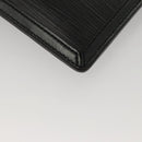 LOUIS VUITTON Epi Stretch Silver Fizz Hand Bag Black M54622 LV Auth 117803-16